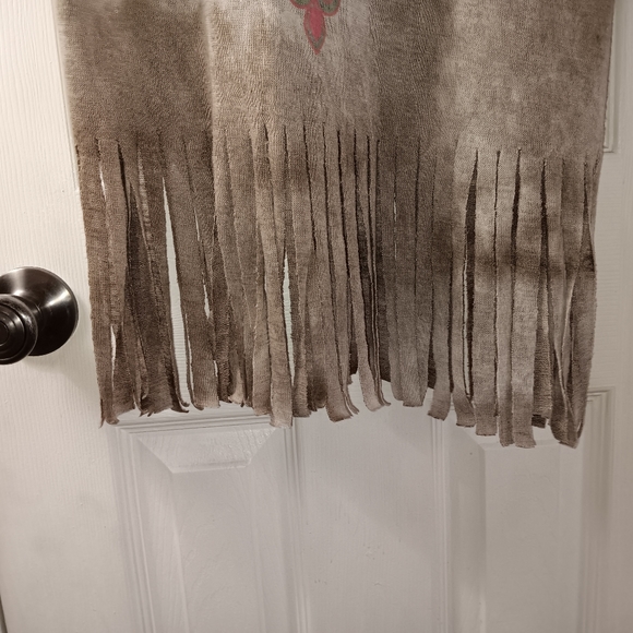 SOUTHERN GRACE ladies short dress with fringe. Size Small - Picture 3 of 5